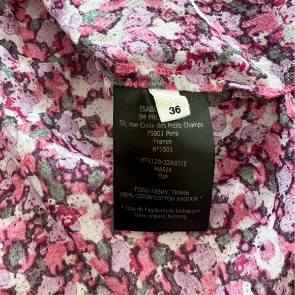 Isabel Marant Etoile Maria Blouse Pink. Size 36 FR /4 US - Picture 7 of 7